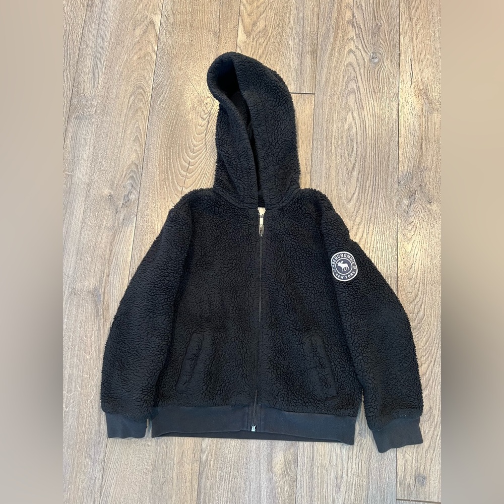Abercrombie Kids Black Fleece Hoodie